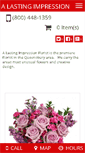 Mobile Screenshot of alastingimpressionflorist.net