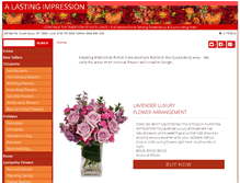 Tablet Screenshot of alastingimpressionflorist.net